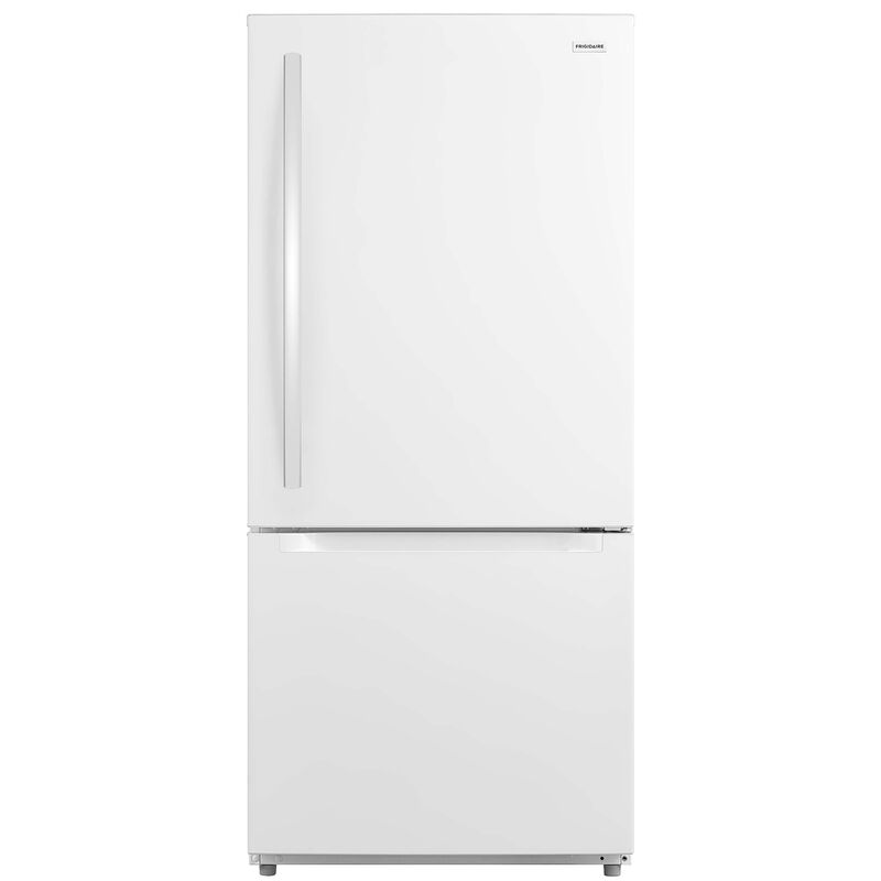 Frigidaire 30 in. 18.7 cu. ft. Garage-Ready Bottom Freezer Refrigerator - White, White, hires