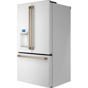Cafe Standard Depth Refrigerator Left Side Panel - Matte White, , hires