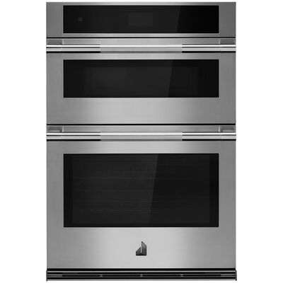 JennAir 30 in. 6.4 cu. ft. Electric Oven/Microwave Combo Wall Oven with Standard Convection & Self Clean - Stainless Steel | JMW2430LL