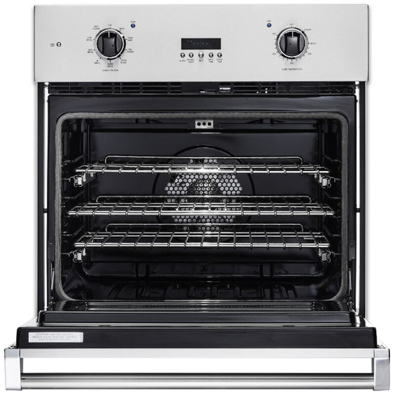 Viking 5 Series 30 in. 4.7 cu. ft. Electric Single Wall Oven with True European Convection - Stainless Steel, , hires