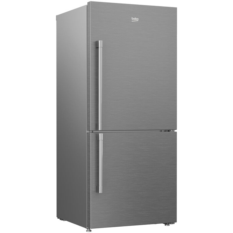 Beko 30 in. 16.2 cu. ft. Counter Depth Bottom Freezer Refrigerator - Fingerprint Resistant Stainless, , hires