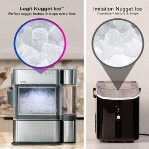 GE Profile 14 in. Smart Ice Maker with 3 lb. Ice Storage & Digital Control - Carbon Black, , hires
