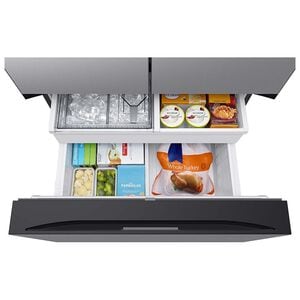 Samsung Bespoke 36 in. 30.1 cu. ft. Smart French Door Refrigerator with Internal Water AutoFill Pitcher - Stainless Steel, Stainless Steel, hires