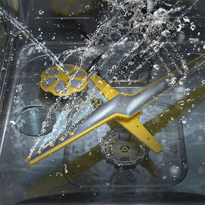 Samsung 24 in. Top Control Smart Dishwasher with 42 dBa Sound Level, 3rd-Rack, Ventilation Drying System & Pocket - Stainless Steel, Stainless Steel, hires