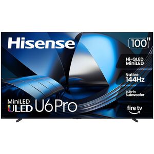 Hisense - 100" Class U6 Pro Series ULED Mini-LED 4K UHD Smart Fire TV, , hires