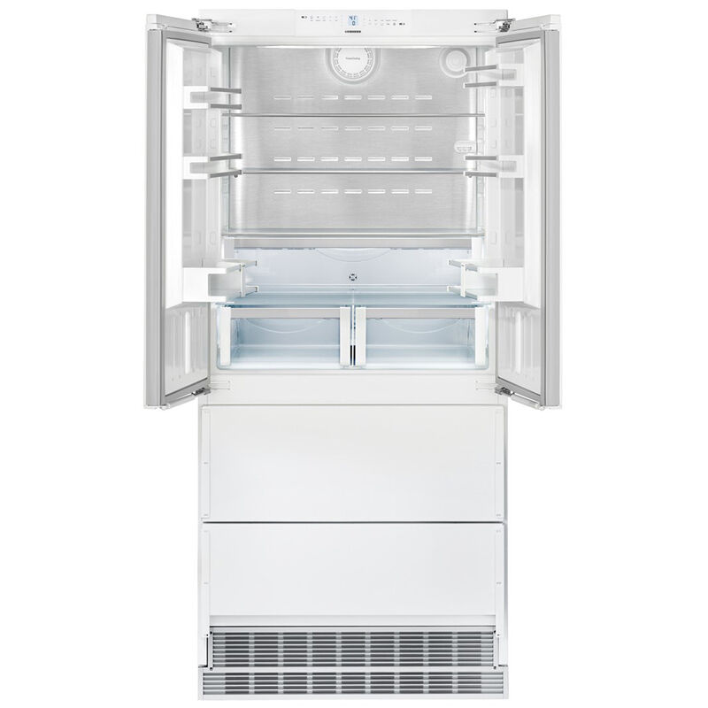 Liebherr 36 in. 19.5 cu. ft. Built-In Counter Depth 4-Door French Door Refrigerator - Custom Panel Ready, , hires