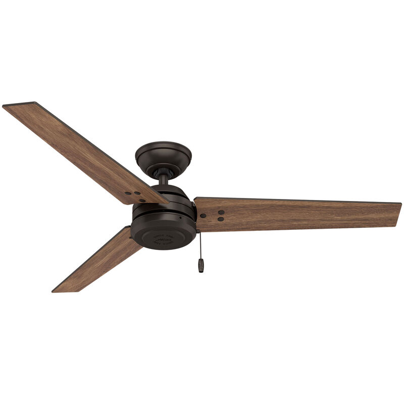 Hunter Cassius 52" Indoor/Outdoor Ceiling Fan - Bronze, Bronze, hires