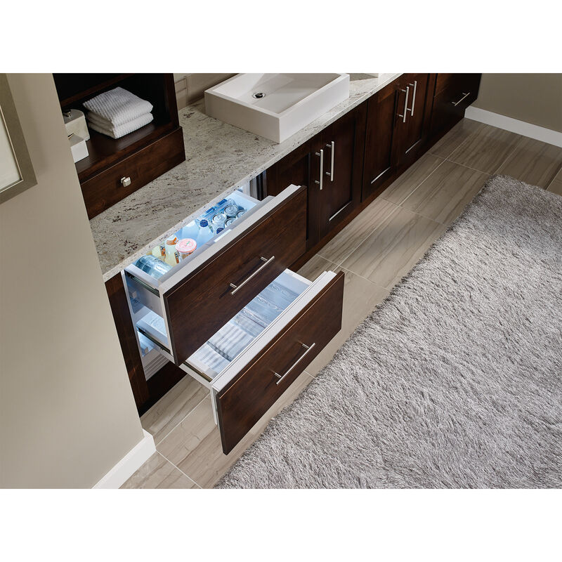 Sub-Zero Designer Series 27 in. 4.7 cu. ft. Smart Double Refrigerator Drawers - Custom Panel Ready, , hires