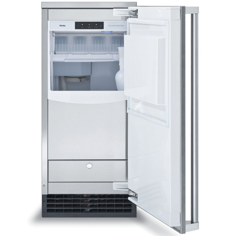 Viking 5 Series 15 in. Ice Maker with 26 Lbs. Ice Storage Capacity, Clear Ice Technology & Digital Control - Custom Panel Ready, , hires