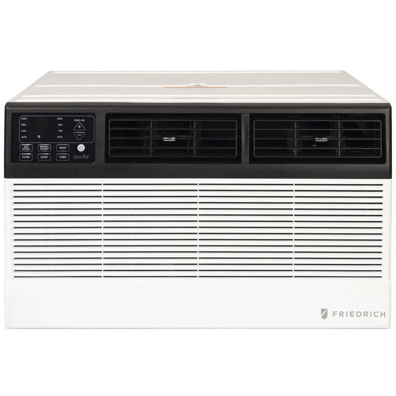 Friedrich Uni-Fit Series 10,000 BTU 110V Smart Energy Star Through-the-Wall Air Conditioner with 3 Fan Speeds, Sleep Mode & Remote Control - White, , hires