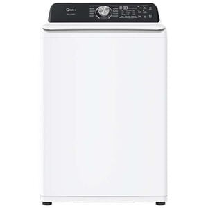 Midea 27 in. 4.5 cu. ft. Smart Top Load Washer - White, , hires