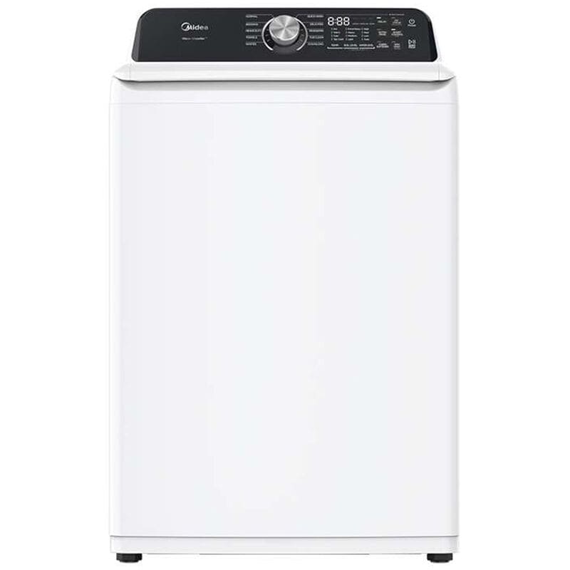 Midea 27 in. 4.5 cu. ft. Smart Top Load Washer - White, , hires