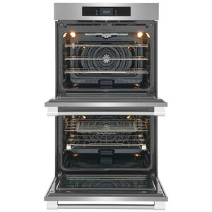 Frigidaire Professional 30 in. 10.6 cu. ft. Smart Top Control Steam Electric Double Wall Oven with True European Convection - Stainless Steel, , hires