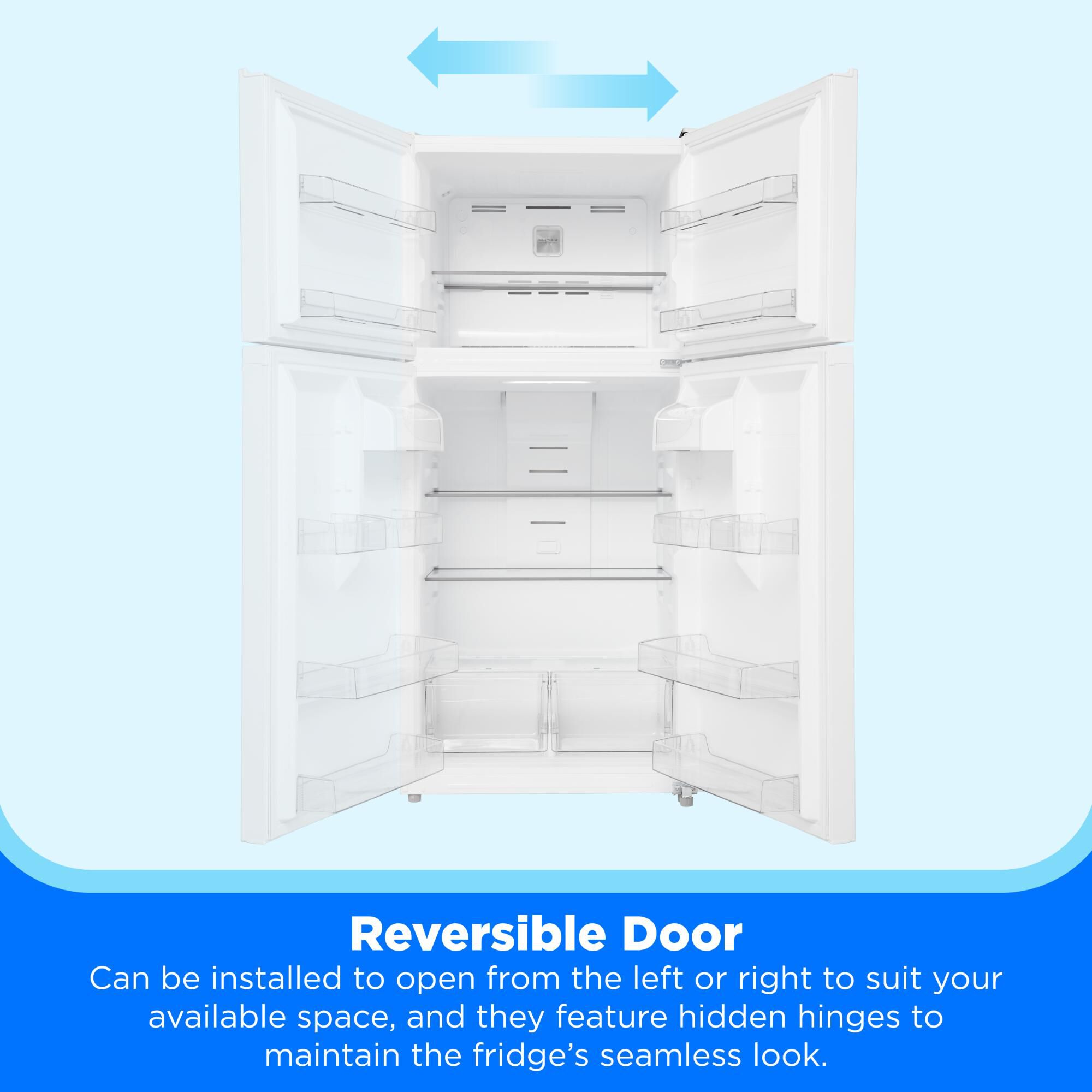 Midea 30 in. 18.1 cu. ft. Garage-Ready Top Freezer Refrigerator