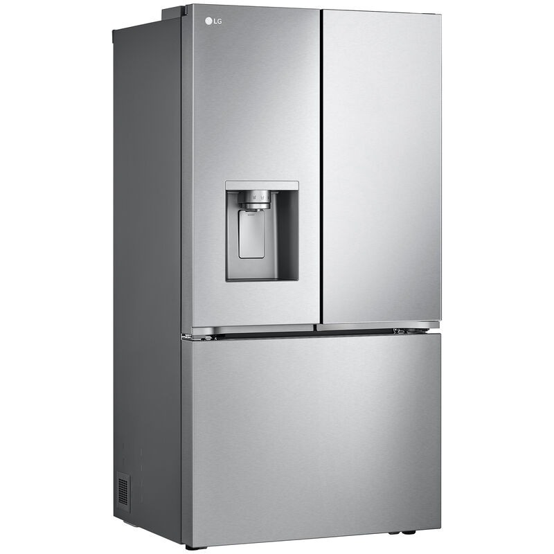 LG 36 in. 25.5 cu. ft. Smart Counter Depth French Door Refrigerator with External Ice & Water Dispenser, 4 types of Ice and Pocket Doors - PrintProof Stainless Steel, PrintProof Stainless Steel, hires