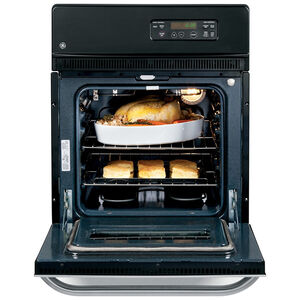 GE 24" 2.7 Cu. Ft. Electric Wall Oven with Manual Clean - Stainless Steel, , hires