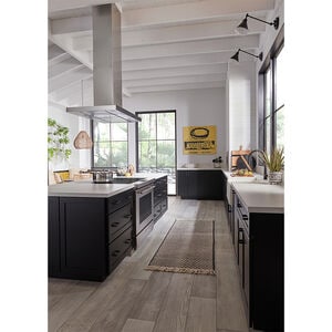 Wolf 42 in. Convertible Chimney Style Range Hood with 4 LED Lights - Black, Black, hires