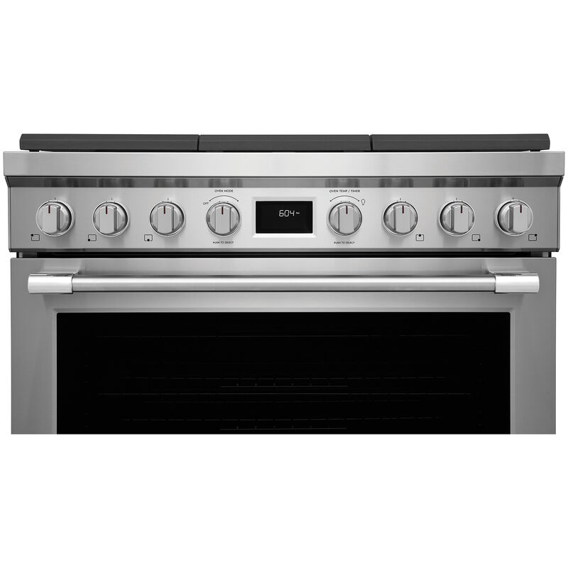 Frigidaire Professional 36 in. 4.4 cu. ft. Convection Oven Freestanding Dual Fuel Range with 6 Sealed Burners - Smudge-Proof Stainless Steel, , hires