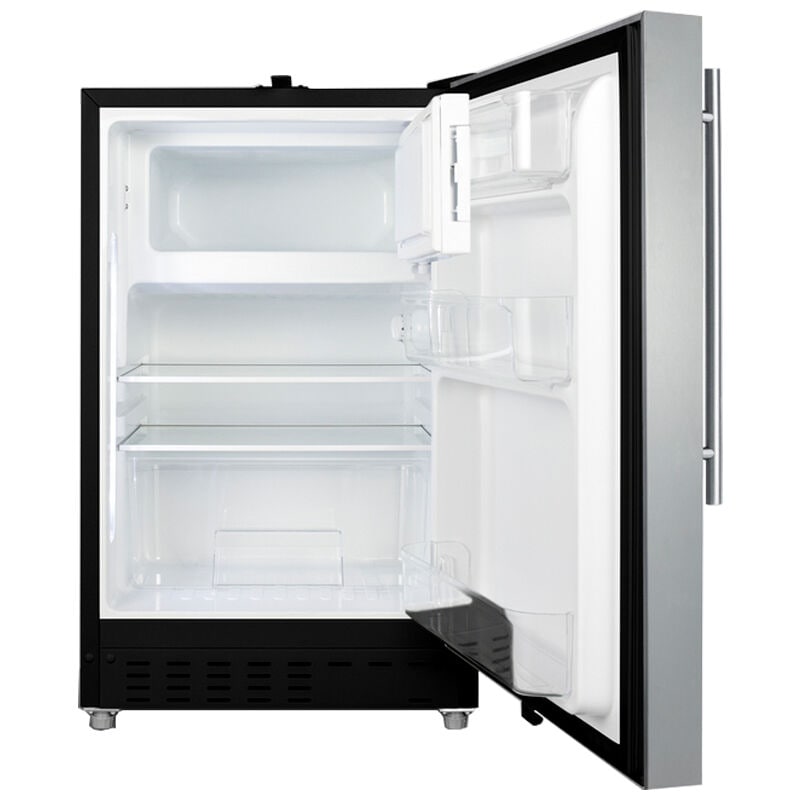 Summit 21 in. 2.6 cu. ft. Undercounter Refrigerator - Stainless Steel, , hires