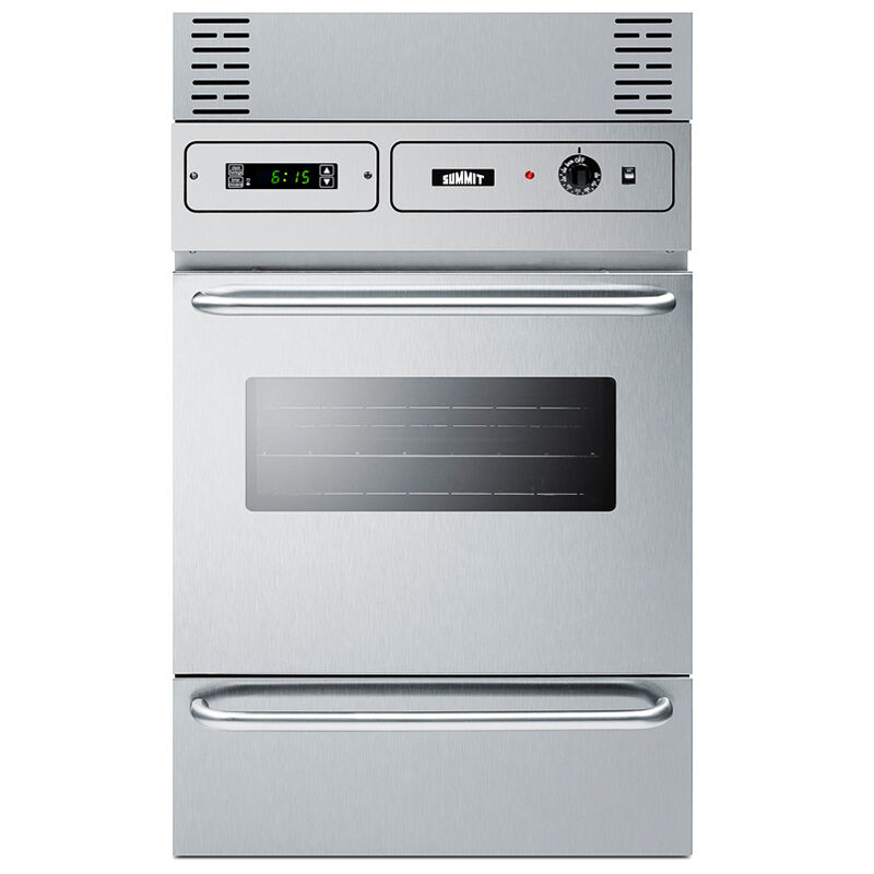 Summit 24 in. 2.9 cu. ft. Electric Single Wall Oven - Stainless Steel, , hires