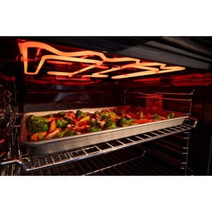 Whirlpool 24 in. 5.8 cu. ft. Smart Front Control Electric Double Wall Oven with True European Convection - White, White, hires