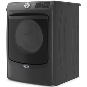 Maytag 27 in. 7.3 cu. ft. Front Loading Electric Dryer with 10 Dryer Programs, 7 Dry Options, Wrinkle Care & Sensor Dry - Volcano Black, , hires