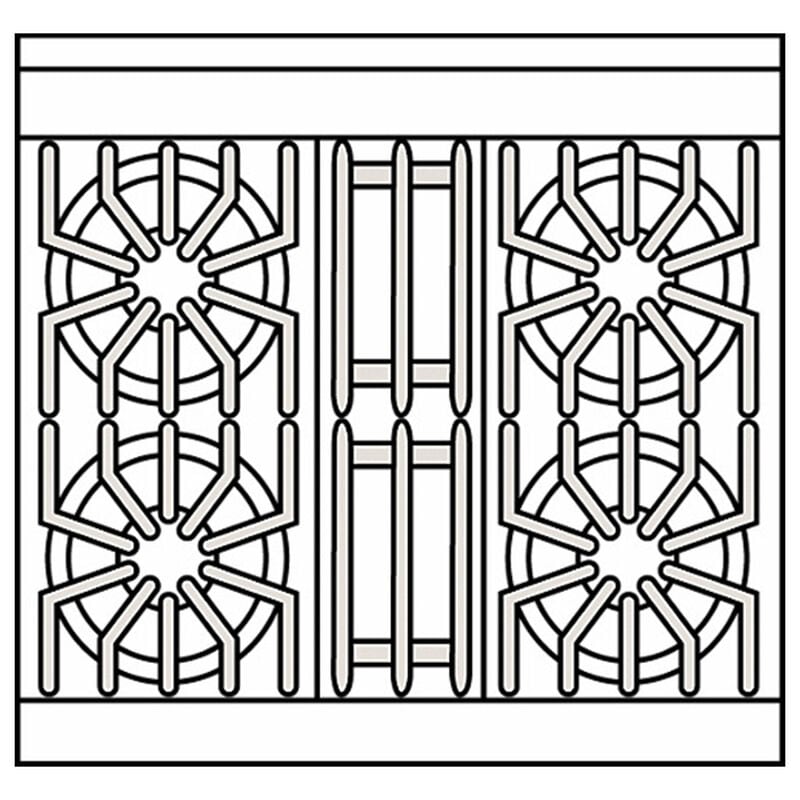 Viking 5 Series 30 in. 4.7 cu. ft. True European Convection Dual Fuel Range with 4 Sealed Burners - Stainless Steel, , hires