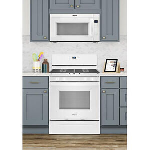 Whirlpool 30 in. 5.0 cu. ft. Oven Freestanding Gas Range with 4 Sealed Burners - White, , hires