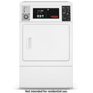 Speed Queen DV6 27 in. 7.0 cu. ft. Commercial Gas Dryer - White, , hires