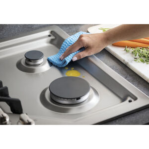 GE Profile 30 in. 5-Burner Natural Gas Cooktop with Griddle, Simmer Burner & Power Burner - Stainless Steel, , hires