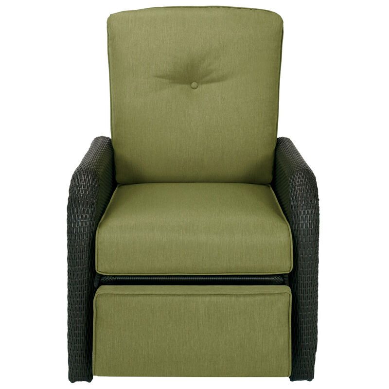 Hanover Strathmere Patio Furniture Reclining Lounge Chair - Green, , hires