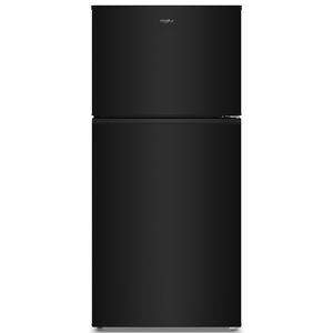 Whirlpool 30 in. 19.3 cu. ft. Top Freezer Refrigerator with Ice Maker - Black, Black, hires