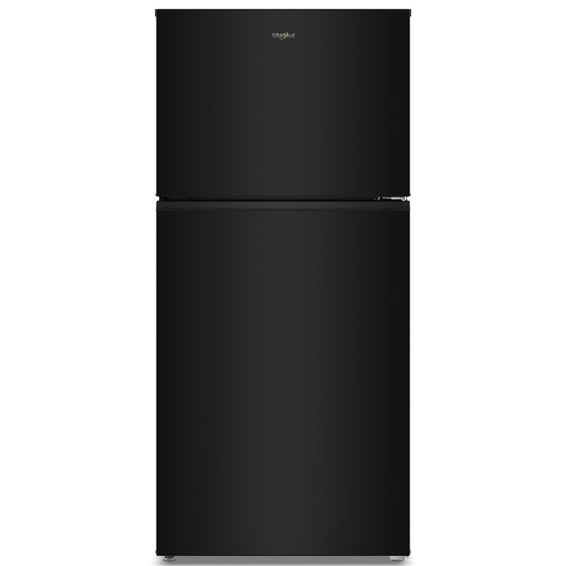 Whirlpool 30 in. 19.3 cu. ft. Top Freezer Refrigerator with Ice Maker - Black, Black, hires