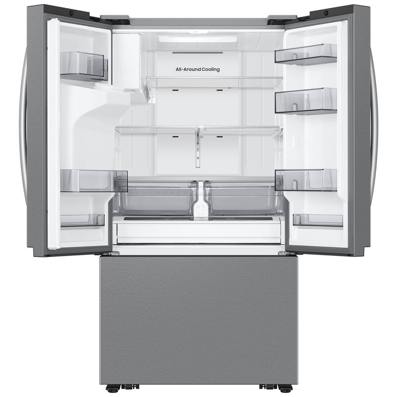 Samsung Bespoke 36 in. 30.5 cu. ft. Smart French Door Refrigerator with Ice & Water Dispenser - Fingerprint Resistant Stainless Steel, , hires
