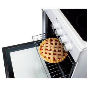 Summit 20 in. 1.8 cu. ft. Standard Convection Slide-In Electric Range with Smoothtop Burners - White, , hires