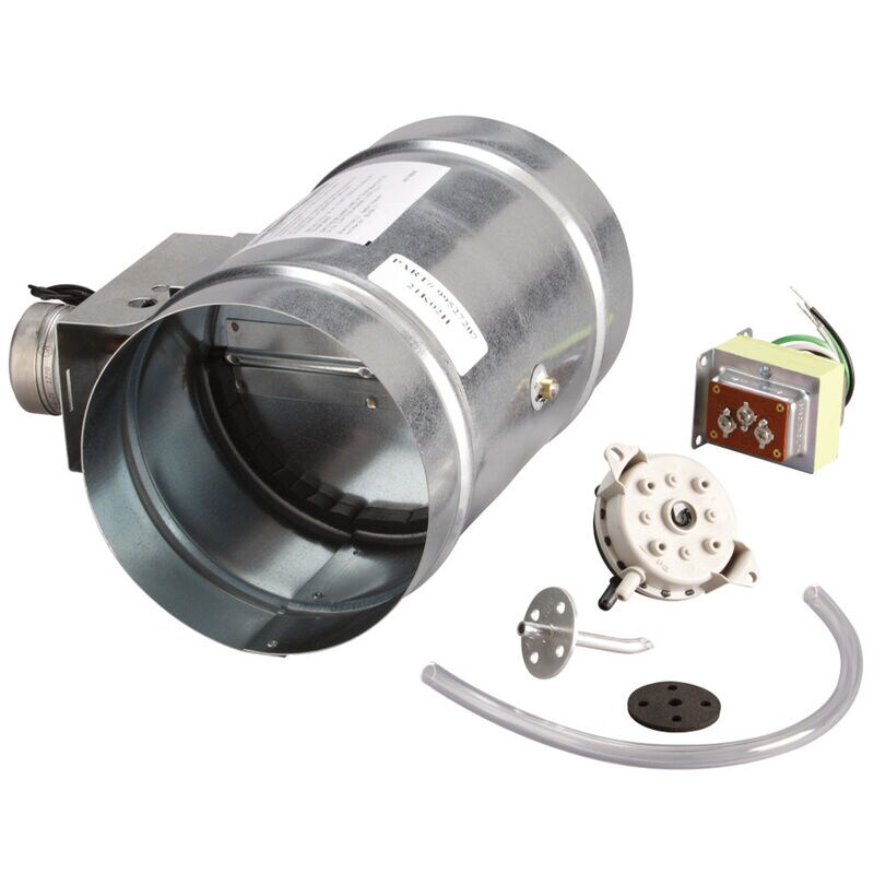 Broan Universal 11 in. Automatic Make-Up Air Damper with Pressure Sensor Kit for Range Hoods, , hires