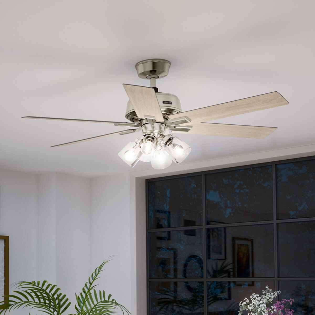 Hunter 52 in. Fonthill Energy Star HunterExpress Ceiling Fan with