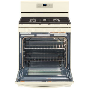 Whirlpool 30 in. 5.0 cu. ft. Oven Freestanding Gas Range with 5 Sealed Burners - Biscuit, Biscuit, hires