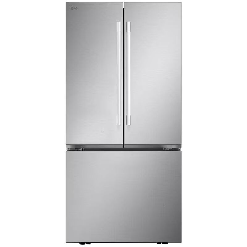 LG 33 in. 25.1 cu. ft. Smart French Door Refrigerator with Ice