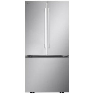 LG 33 in. 25.1 cu. ft. Smart French Door Refrigerator with Ice Maker - PrintProof Stainless Steel, , hires