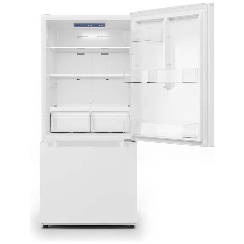 Midea 30 in. 18.7 cu. ft. Garage-Ready Bottom Freezer Refrigerator - White, , hires