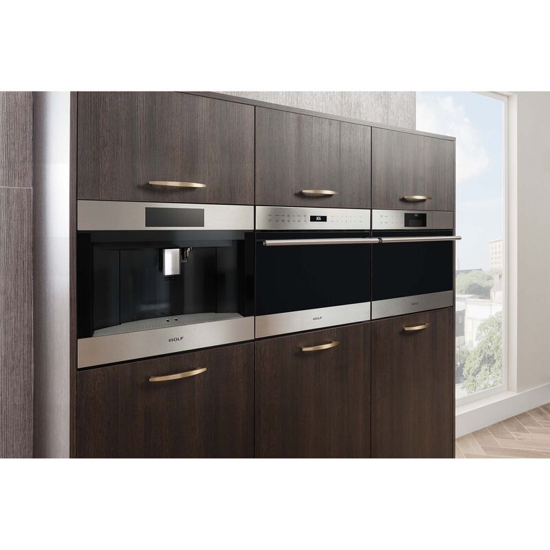 Wolf E Series 24 in. 1.6 cu. ft. 900W Built-In Microwave with Convection & Sensor Cooking - Stainless Steel, , hires