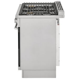 Electrolux 30 in. 4.6 cu. ft. True European Convection Dual Fuel Range with 5 Sealed Burners - Stainless Steel, , hires