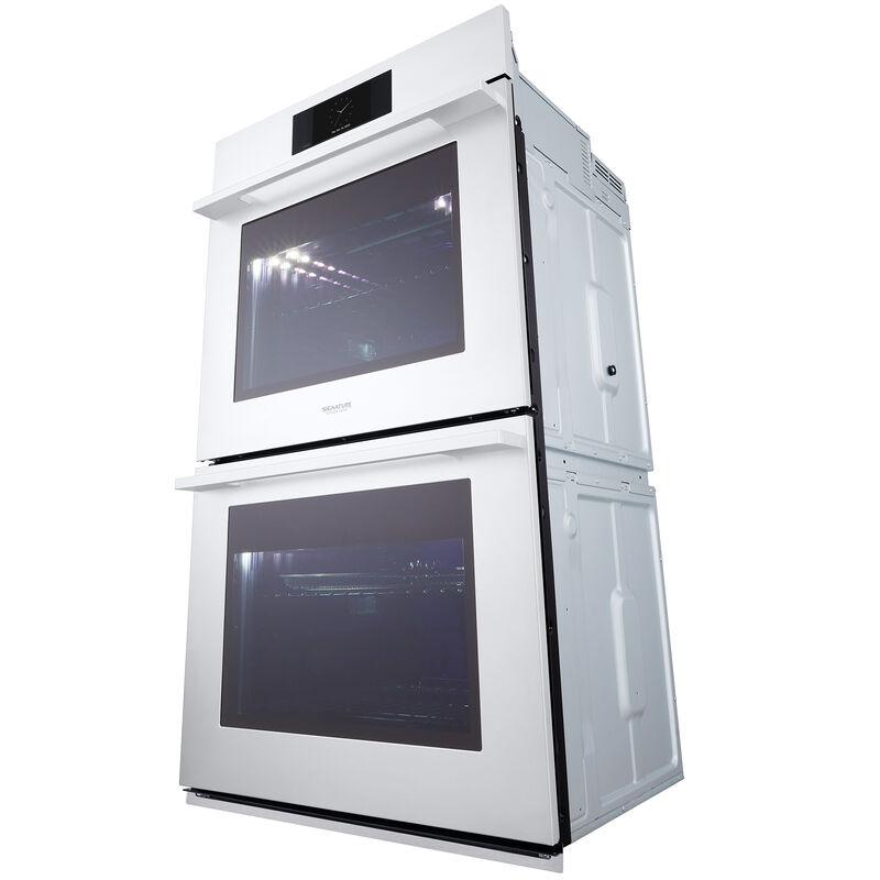 Signature Kitchen Suite Transitional 30 in. 9.4 cu. ft. Smart Top Control SteamElectric Double Wall Oven with True European Convection - Stainless Steel, , hires