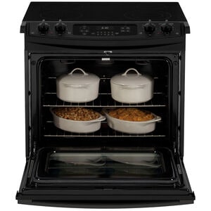 GE 30 in. 4.4 cu. ft. Drop-In Electric Range with Smoothtop Burners - Black, , hires