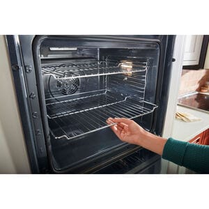 KitchenAid 24 in. 2.6 cu. ft. Smart Electric Single Wall Oven with True European Convection - Fingerprint Resistant Stainless Steel, , hires
