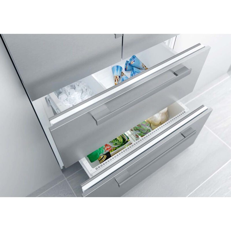 Miele 36 in. 18.9 cu. ft. Built-In Counter Depth 4-Door French Door Refrigerator - Custom Panel Ready, , hires