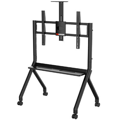 Sylvox Y-Type Rolling TV Cart (Suitable for 43-55 inch TV) for Outdoor TV - Black | S40MCMA0