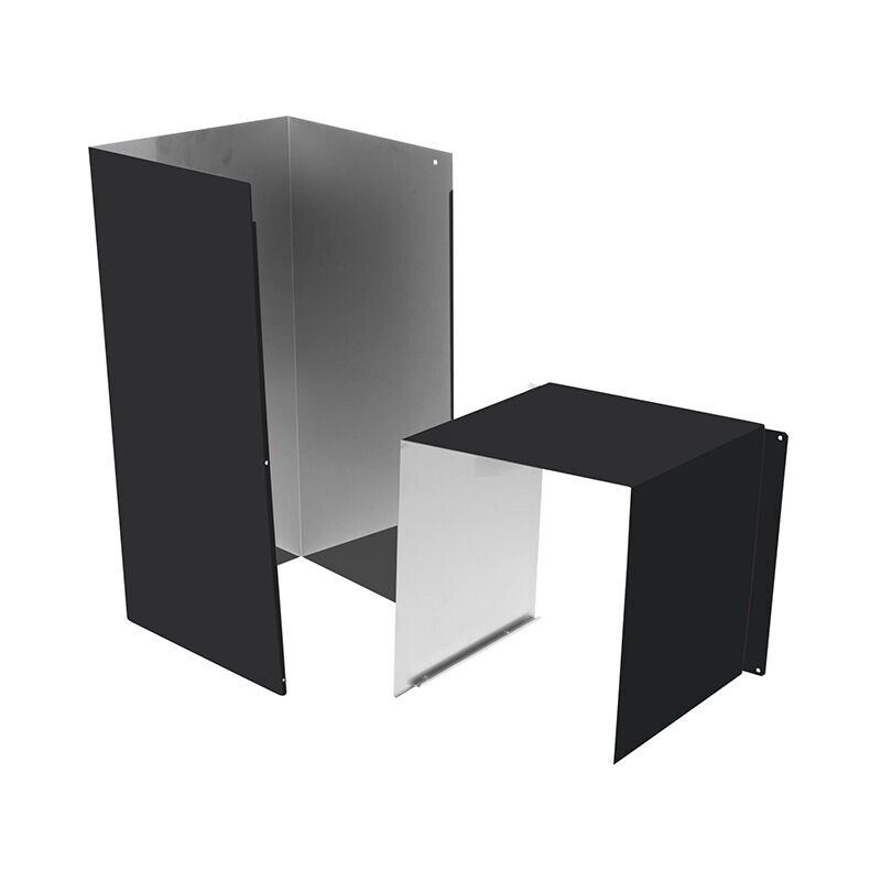 GE 11" Range Hood Duct Cover for Range Hoods - Matte Black, , hires