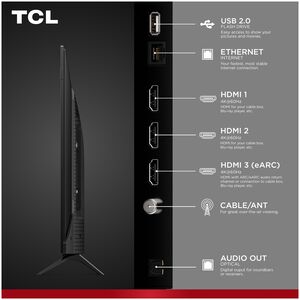 TCL - 43" Class Q6LR Series QLED 4K UHD Smart Roku TV, , hires